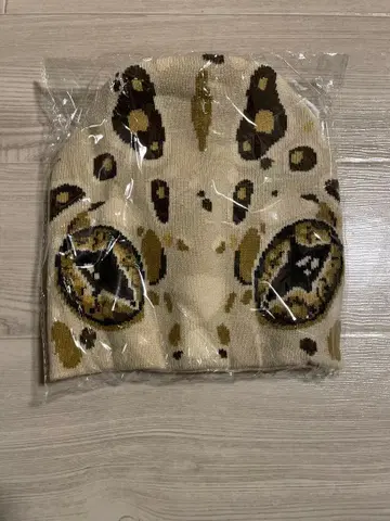 투 프로그 니트 모자 비니 미사용