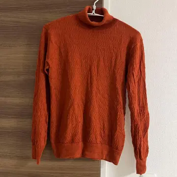 Paul Smith 오렌지 케이블 니트 스웨터 L