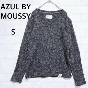 [새상품급] 아줄바이마우지 V넥 니트 풀오버 스웨터 S 따뜻한