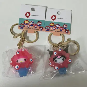 미야쿠미야쿠 산리오 코스튬 키링 클리어 마이멜로디 쿠로미 만박