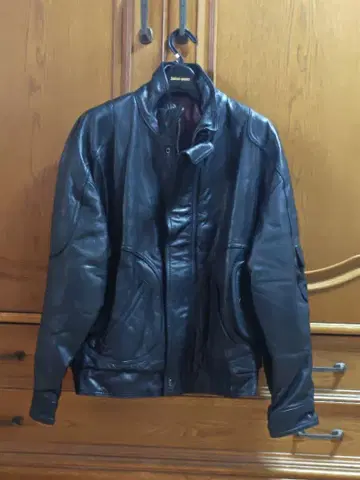 집업 블랙 가죽 자켓 블랙 구제 의류