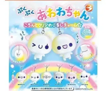컴프 아와와짱 동글동글 클리어 메지루시 참 전 6종 세트