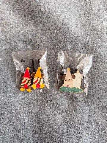 릴루린린 핀 배지 3개 세트 디즈니 크리스마스