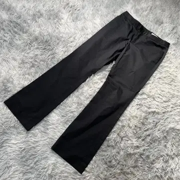 LAUTREAMONT 로트레아몽 고급 스트레이트 팬츠 블랙 출퇴근 M