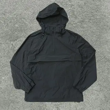 packable anorak jacket dark gray M