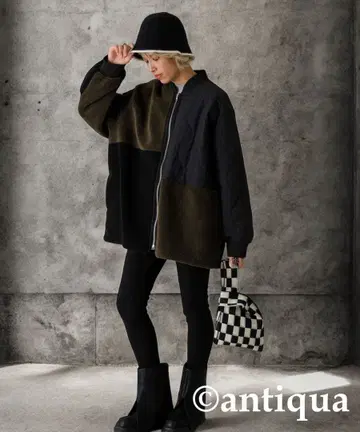 보아 퀼팅 자켓