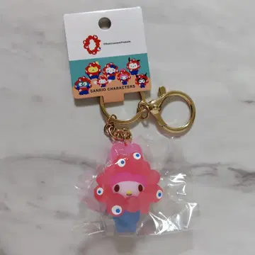 마이멜로디 산리오 미야쿠미야쿠 클리어 컬러 마스코트 키링