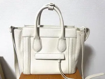 프레이 아이디 화이트 가죽 2WAY 숄더백