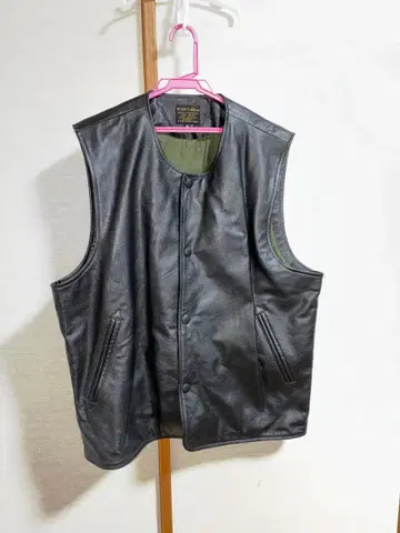 AT-DIRTY Jerkin Leather Vest XL