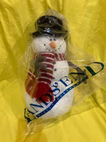 새상품 눈사람 봉제 인형 랜즈엔드 LANDS' END 스노우