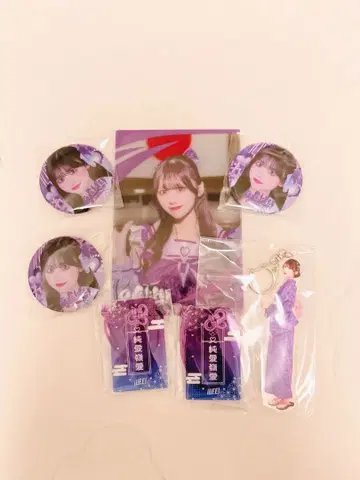 순령 미키 iLiFE! 온라인 복권 아크릴 키링 캔뱃지 세트