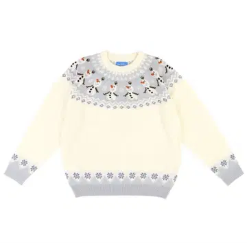 올라프 스웨터 니트 M 사이즈 디즈니 안나