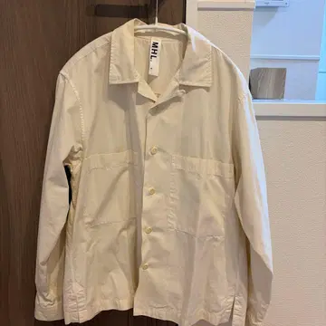 [ MHL. ] 아이보리 긴팔 셔츠 남성용 S / 여성용 M 정도