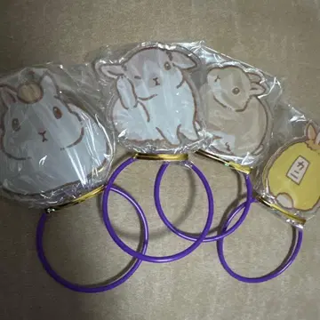 오오가 이치고 토끼 아크릴 배지