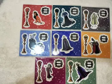 Happy복권 디즈니 빌런 제일복권 아크릴 스탠드 전종 세트