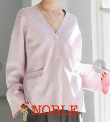 NOBLE W 니트 오버 가디건