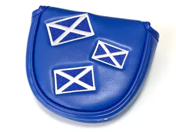 새상품 오딧세이 ODYSSEY 퍼터 커버 말렛 타입 자수 블루