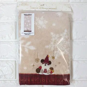 디즈니 크리스마스 2025 리루린린 페이스 타월 타월 TDR