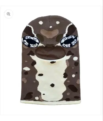 개구리 얼굴 풀 페이스 니트 모자