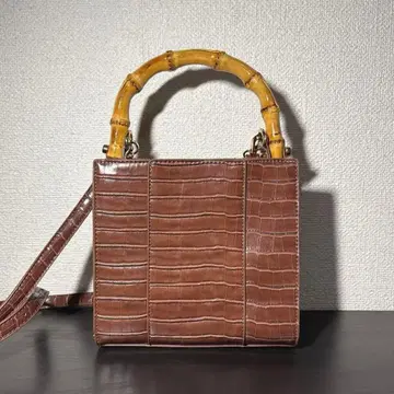 컨디션 최상 Chico 대나무 핸들 백 2way 백 핸드백