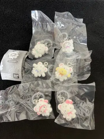 산리오 메지루시 액세서리 포근포근 스노우 컴플리트 세트