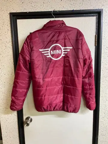 MINI 버건디 나일론 자켓 M 사이즈