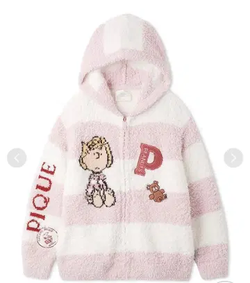 PEANUTS 유니섹스 오리지널 아트 자카드 후드티 [ M~L ]