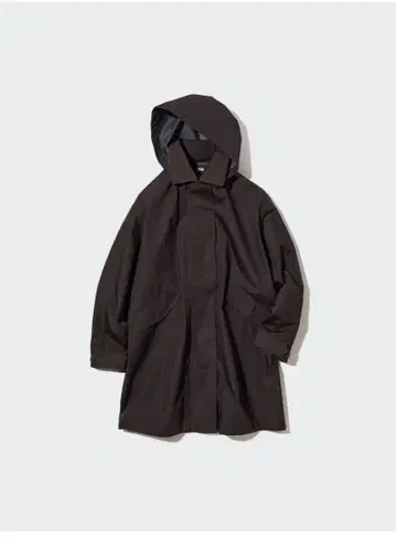 UNIQLO 블록 테크 릴랙스 하프 코트