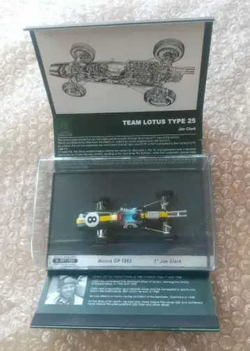 1/43 로터스 이탈리아 1963 8번 짐 클라크 미니카 새상품