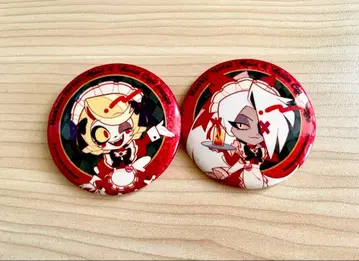 해즈빈 호텔에 오신 것을 환영합니다: 찰리 & 바기 메이드 캔뱃지