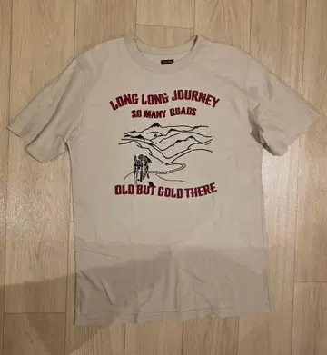 West Ride T셔츠 코요테 베이지 전후 프린트