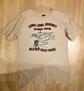 West Ride T셔츠 코요테 베이지 전후 프린트 이글