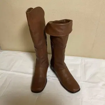 REGAL 접이식 디자인 브라운 부츠