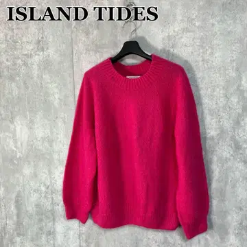 ISLAND TIDES 영국제 모헤어 니트 스웨터 36