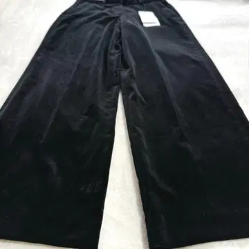 23AW 택 포함 새상품 L 띠어리 벨로아 와이드 팬츠 스트레치 벨벳