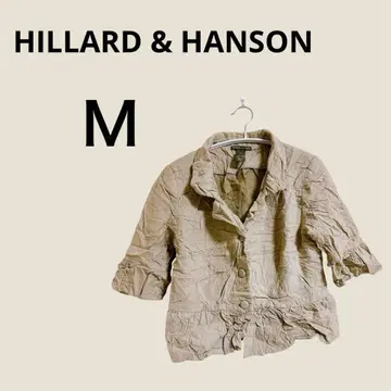HILLARD & HANSON 베이지 테일러드 자켓 M