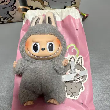 라부부 LABUBU 마카롱 세서미 빈 그레이