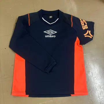 엄브로 긴팔 티셔츠 160cm 네이비/오렌지