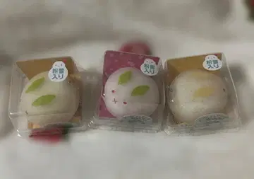 포근한 눈 토끼 스퀴즈 3개 세트