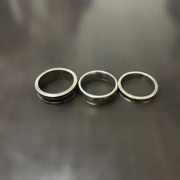 실버 반지 3개 세트