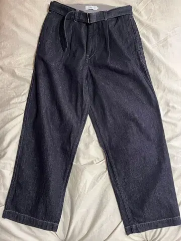 Graphpaper Colorfast Denim Belted Pants