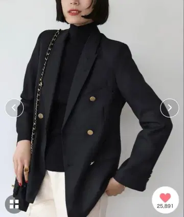 새상품급 ELFRANK 엘프랭크 오버 사이즈 미들 기장 더블 자켓