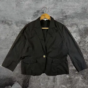 구제 의류 상의 자켓 긴팔 여성용 블랙 블랙 포켓 가을 겨울