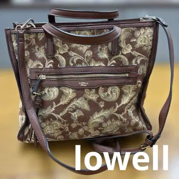 새상품급 lowell 백 숄더백 토트백 브라운 2way