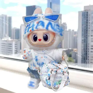 Labubu 라부부  의류 6세트 17cm 봉제 인형 의류 활 cha