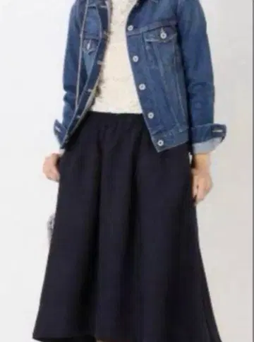 슬로브 이에나 slobe iena 네이비 플레어 스커트