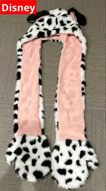 101마리 달마시안 머플러 캡