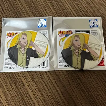 NARUTO TSUTAYA 캔뱃지 dress up 데이다라 2점