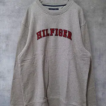 타미힐피거 맨투맨 트레이닝복 로고 그레이 계열 XL 사이즈