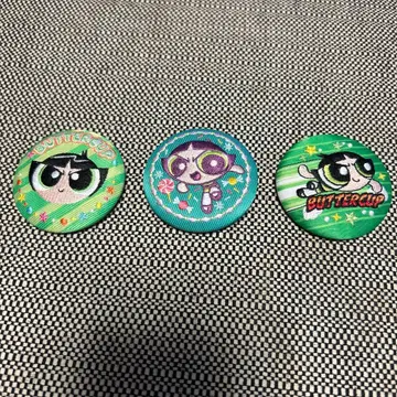 파워퍼프걸스 핀 배지 3세트